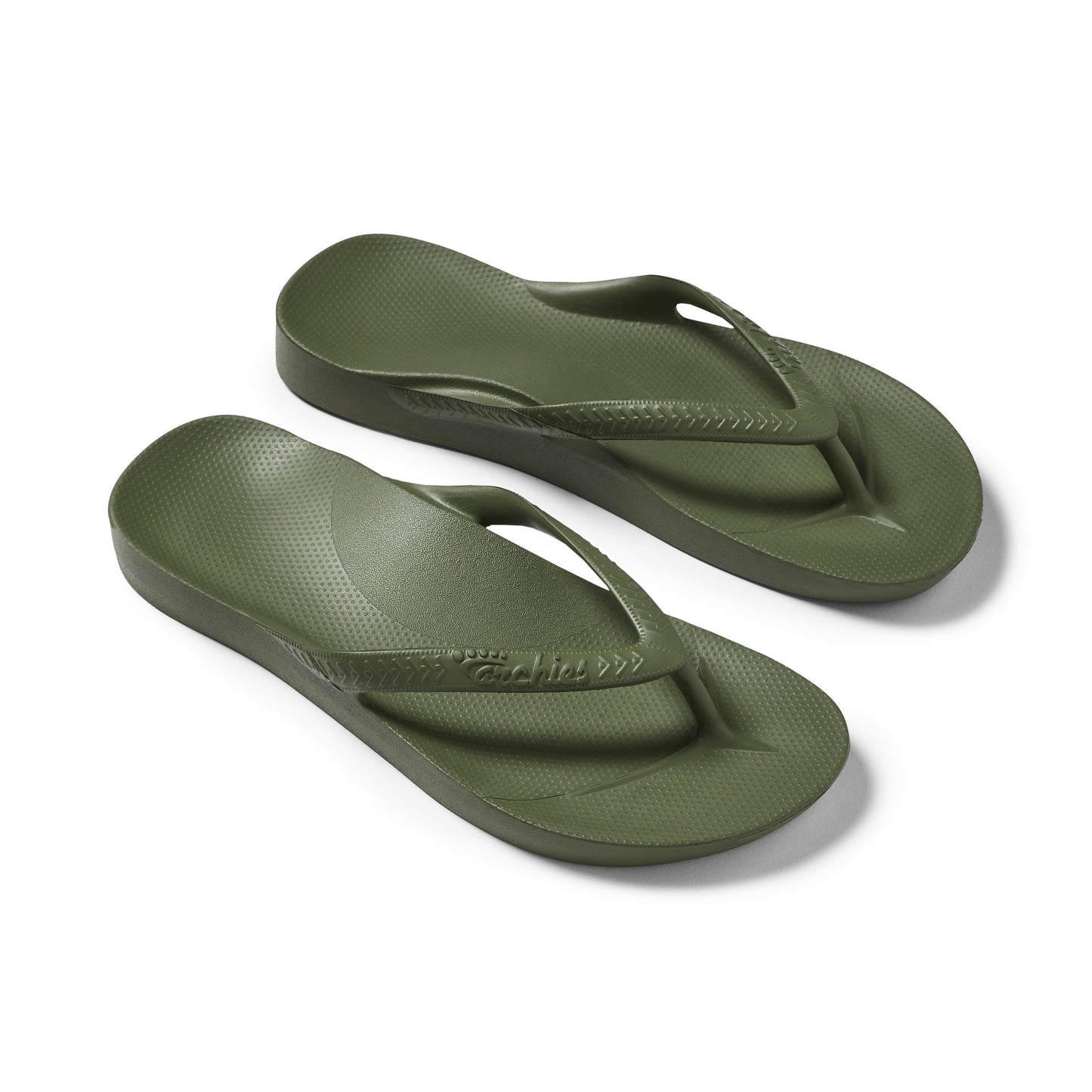 Arch Support Flip Flops - Olive