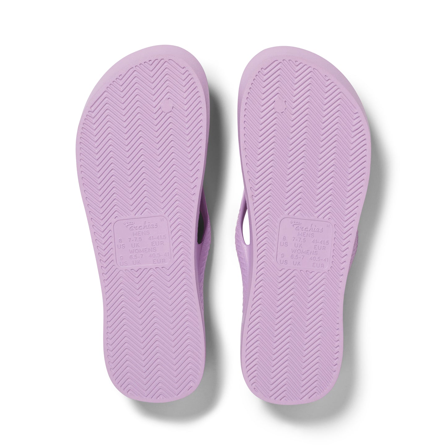 Arch Support Flip Flops - Lilac