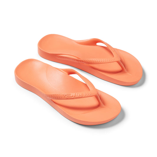 Arch Support Flip Flops - Peach