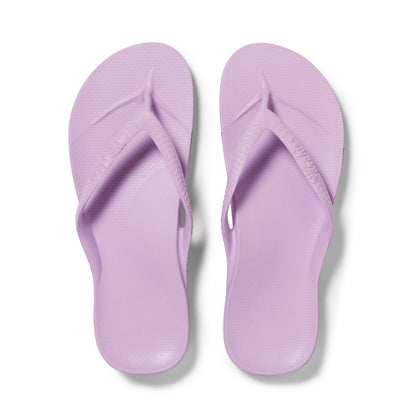 Arch Support Flip Flops - Lilac