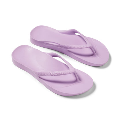 Arch Support Flip Flops - Lilac